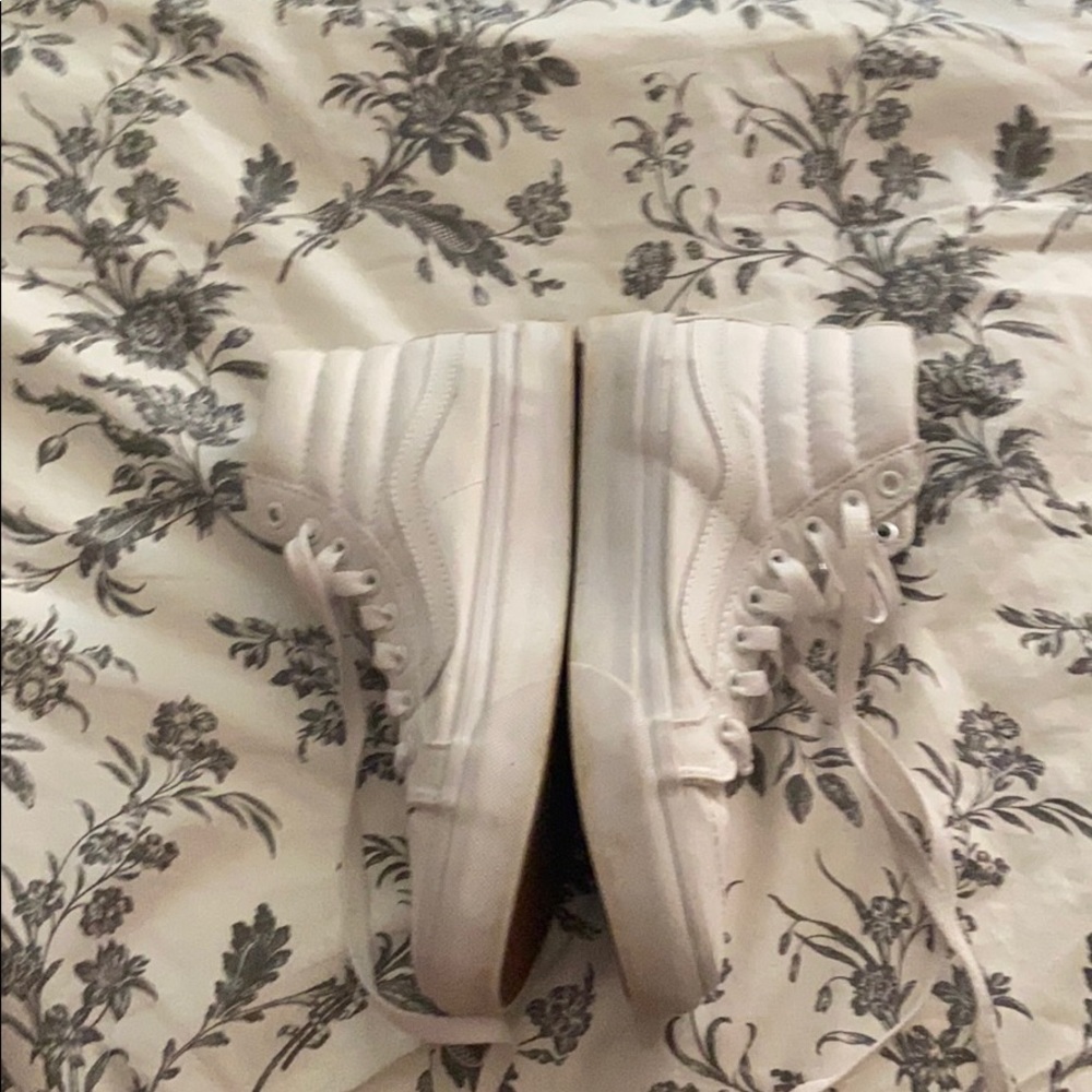 White high top vans
